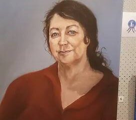 2023 Dungog Archies prize winning portrait by Sandra Lalopoulos